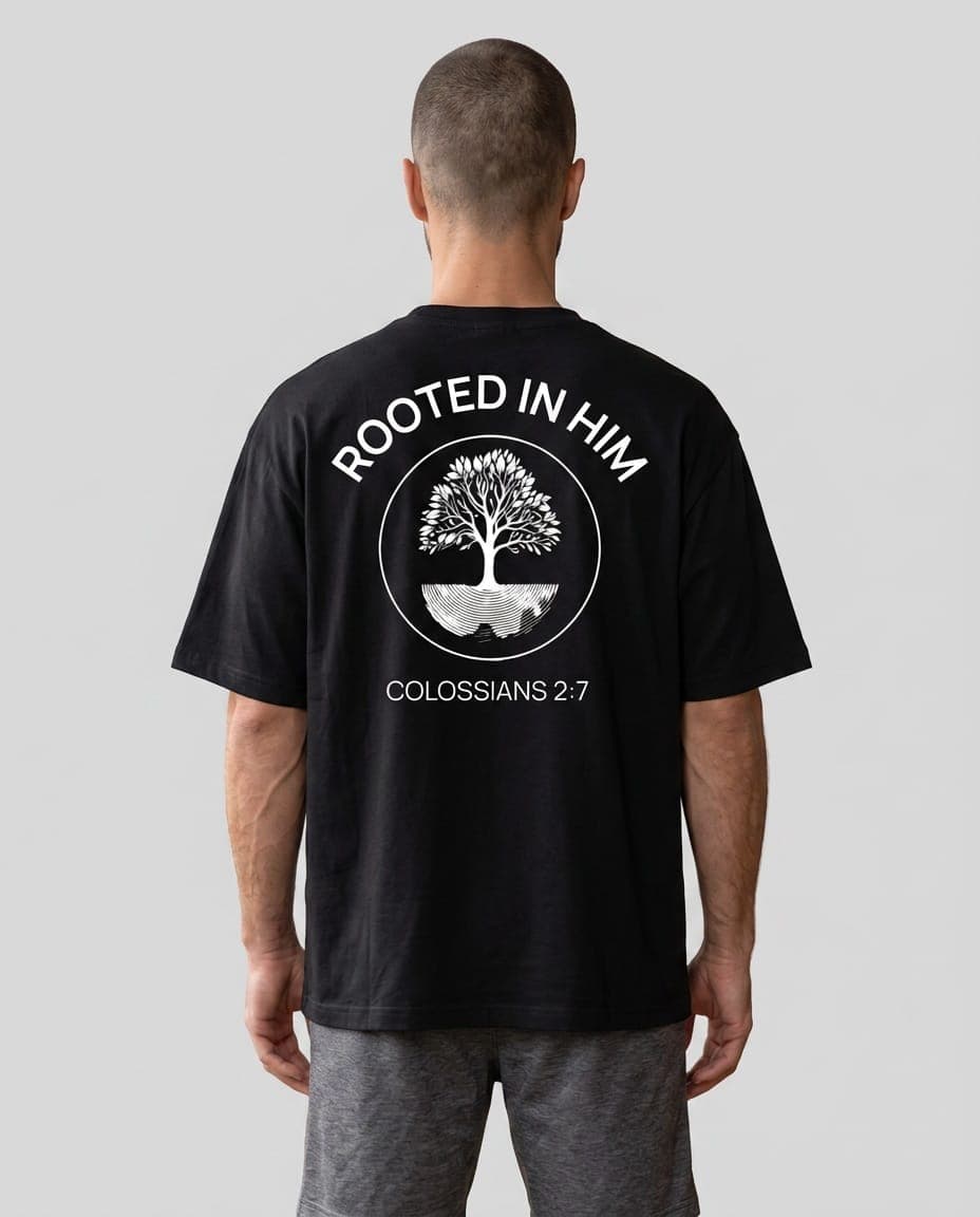 Oversized Rooted In Him